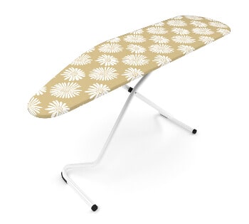 Bügelbrettbezug 145x45 beiger Blütenzauber