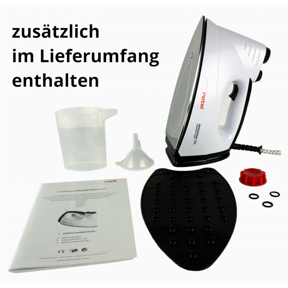 Rotel Professional Extra Bügeleisen Kombipaket